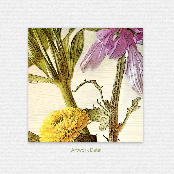 Vintage Bouquet Note Card - Image 4